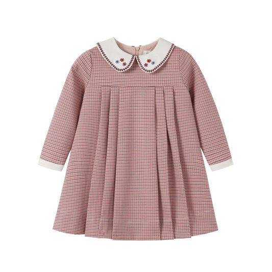 Houndstooth Pink Dress