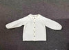 Boy White Embroidered Collar Shirt