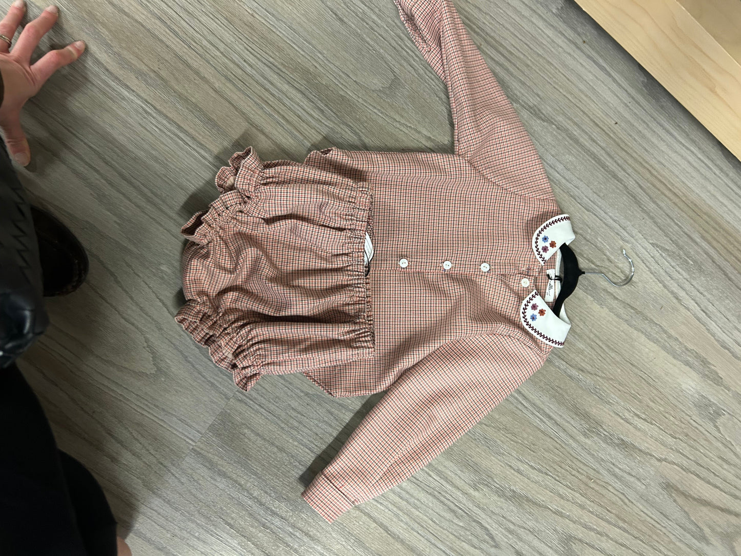 Houndstooth Baby Bloomer Set