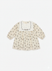 Corduroy Cream Floral Dress