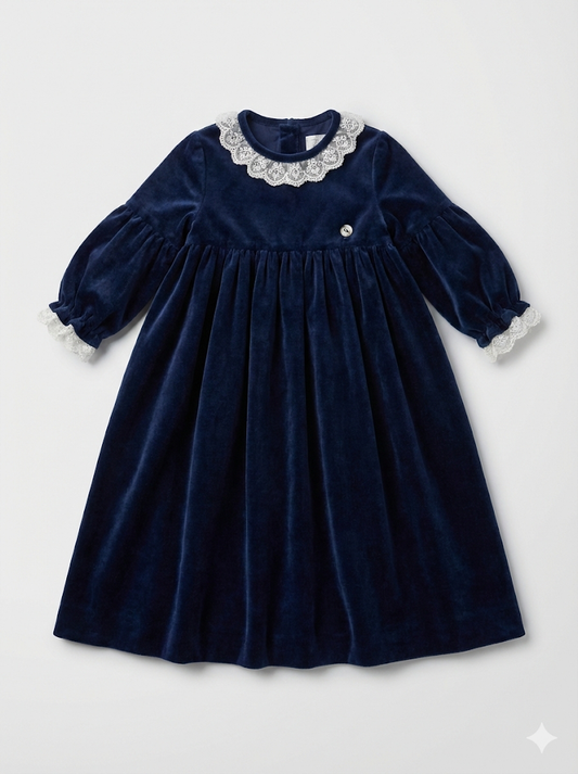 Velour Lace Robe
