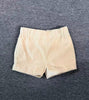Crushed Velour Tan Shorts