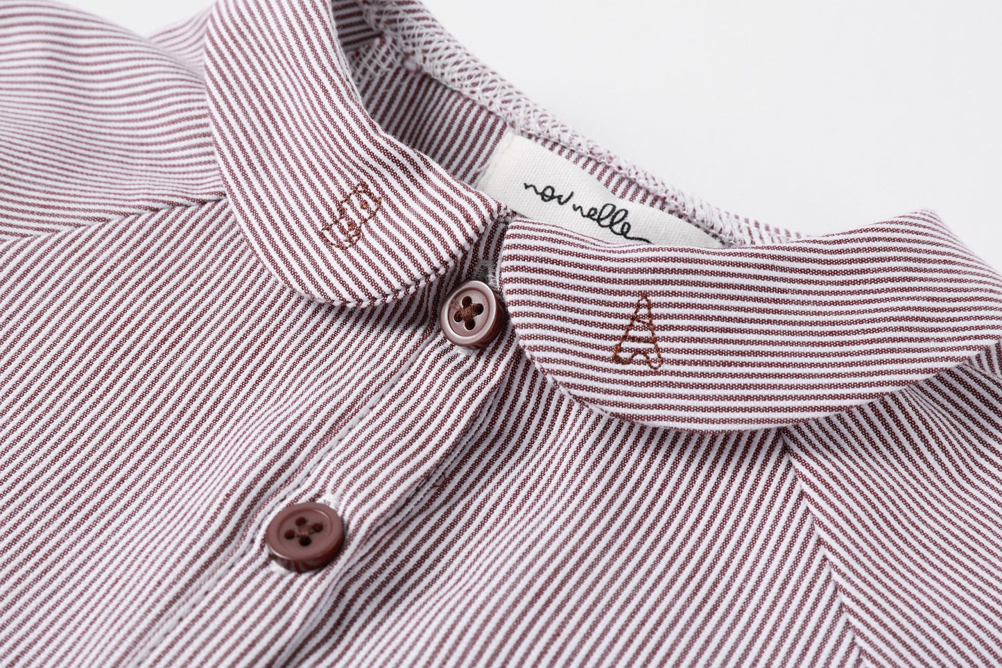 Boy Brown Striped Shirt