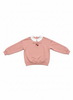 Pink Collar Sweatshirt